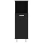 Juego de muebles de baño 4 pzas madera ingeniería negro de vidaXL, Muebles de baño - Ref: Foro24-3056899, Precio: 242,81 €, D...