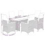 7-piece garden dining set with black synthetic rattan cushions by , Garden sets - Ref: Foro24-3276840, Price: 819,30 €, Disco...