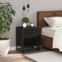 Mesita de noche madera ingeniería negro 40x31x50 cm de , Mesitas de noche - Ref: Foro24-848684, Precio: 48,35 €, Descuento: %