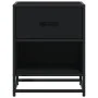 Nachttisch aus schwarzem Ingenieurholz 40x31x50 cm von , Nachttische - Ref: Foro24-848684, Preis: 48,35 €, Rabatt: %