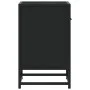 Nachttisch aus schwarzem Ingenieurholz 40x31x50 cm von , Nachttische - Ref: Foro24-848684, Preis: 48,35 €, Rabatt: %