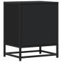 Nachttisch aus schwarzem Ingenieurholz 40x31x50 cm von , Nachttische - Ref: Foro24-848684, Preis: 49,01 €, Rabatt: %