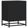Nachttisch aus schwarzem Ingenieurholz 40x31x50 cm von , Nachttische - Ref: Foro24-848684, Preis: 48,35 €, Rabatt: %