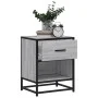 Bedside table made of gray Sonoma engineered wood, 40x31x50 cm. by , Nightstands - Ref: Foro24-848690, Price: 43,25 €, Discou...
