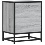 Bedside table made of gray Sonoma engineered wood, 40x31x50 cm. by , Nightstands - Ref: Foro24-848690, Price: 43,79 €, Discou...