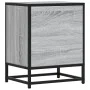 Bedside table made of gray Sonoma engineered wood, 40x31x50 cm. by , Nightstands - Ref: Foro24-848690, Price: 43,25 €, Discou...