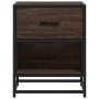 Nachttisch aus braunem Eichenfurnierholz 40x31x50 cm. von , Nachttische - Ref: Foro24-848692, Preis: 43,79 €, Rabatt: %