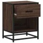Mesita de noche madera de ingeniería marrón roble 40x31x50 cm de , Mesitas de noche - Ref: Foro24-848692, Precio: 43,23 €, De...