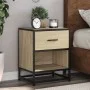 Nachttisch aus Sonoma-Eiche, 40x31x50 cm, aus Holzwerkstoff. von , Nachttische - Ref: Foro24-848686, Preis: 45,04 €, Rabatt: %