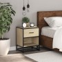 Mesita de noche madera de ingeniería roble Sonoma 40x31x50 cm de , Mesitas de noche - Ref: Foro24-848686, Precio: 45,67 €, De...