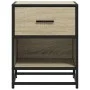 Nachttisch aus Sonoma-Eiche, 40x31x50 cm, aus Holzwerkstoff. von , Nachttische - Ref: Foro24-848686, Preis: 45,04 €, Rabatt: %