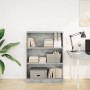 Regal aus grauem Beton-Holzwerkstoff 80x24x109 cm von , Bücherregale und Regale - Ref: Foro24-857838, Preis: 49,32 €, Rabatt: %