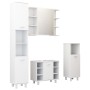 4-teiliges Badezimmermöbelset aus weißem Holzwerkstoff von vidaXL, Badezimmermöbel - Ref: Foro24-3056898, Preis: 226,06 €, Ra...