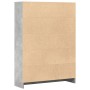 Regal aus grauem Beton-Holzwerkstoff 80x24x109 cm von , Bücherregale und Regale - Ref: Foro24-857838, Preis: 49,32 €, Rabatt: %