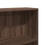 Engineered wood brown oak bookshelf 80x24x176 cm by , Bookcases and shelves - Ref: Foro24-857859, Price: 86,38 €, Discount: %
