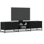 TV-Schrank aus schwarzem Ingenieurholz 180x35x41 cm von , TV-Möbel - Ref: Foro24-3300775, Preis: 109,99 €, Rabatt: %