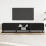 TV-Schrank aus schwarzem Ingenieurholz 180x35x41 cm von , TV-Möbel - Ref: Foro24-3300775, Preis: 109,99 €, Rabatt: %