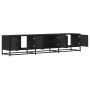 TV-Schrank aus schwarzem Ingenieurholz 180x35x41 cm von , TV-Möbel - Ref: Foro24-3300775, Preis: 109,99 €, Rabatt: %