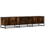 TV-Möbel aus geräucherter Eichen-Ingenieurholz 180x35x41 cm. von , TV-Möbel - Ref: Foro24-3300777, Preis: 108,20 €, Rabatt: %
