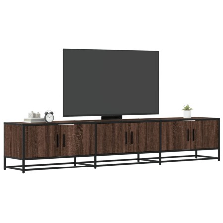 TV stand made of engineered wood in brown oak, 210x35x41 cm by , TV Furniture - Ref: Foro24-3300794, Price: 130,69 €, Discoun...