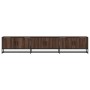 TV stand made of engineered wood in brown oak, 210x35x41 cm by , TV Furniture - Ref: Foro24-3300794, Price: 130,69 €, Discoun...