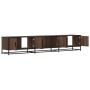 TV stand made of engineered wood in brown oak, 210x35x41 cm by , TV Furniture - Ref: Foro24-3300794, Price: 130,69 €, Discoun...