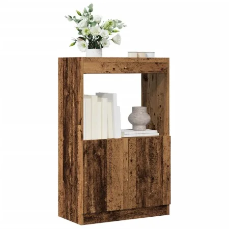 Engineered wood sideboard with aged wood finish 63x33x100 cm by , Bookcases and shelves - Ref: Foro24-855104, Price: 55,96 €,...