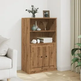 Engineered wood sideboard in artisan oak, 60x35.5x103.5 cm by , Sideboards - Ref: Foro24-857148, Price: 85,17 €, Discount: %