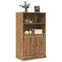 Engineered wood sideboard in artisan oak, 60x35.5x103.5 cm by , Sideboards - Ref: Foro24-857148, Price: 85,17 €, Discount: %