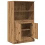 Engineered wood sideboard in artisan oak, 60x35.5x103.5 cm by , Sideboards - Ref: Foro24-857148, Price: 85,17 €, Discount: %