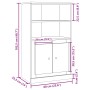 Ingenieurholz-Sideboard Eiche Artisian 60x35,5x103,5 cm von , Sideboards - Ref: Foro24-857148, Preis: 85,70 €, Rabatt: %