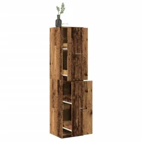 Medizinschrank aus gealtertem Ingenieurholz, 40x41x174,5 cm. von , Schließfächer und Lagerschränke - Ref: Foro24-3309652, Pre...