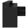 Escritorio con luz LED madera ingeniería negro 200x104x91 cm de , Escritorios - Ref: Foro24-3309466, Precio: 240,31 €, Descue...