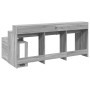 Schreibtisch mit LED-Beleuchtung, Sonoma-Eiche, 200x104x91 cm. von , Schreibtische - Ref: Foro24-3309470, Preis: 201,02 €, Ra...
