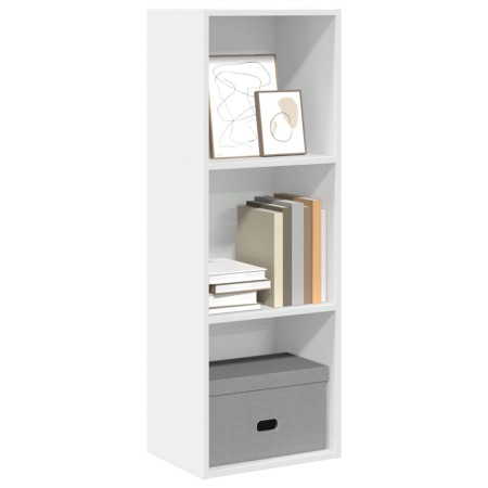 Estantería de madera de ingeniería blanca 40x30x114 cm de , Librerías y estanterías - Ref: Foro24-857867, Precio: 48,40 €, De...