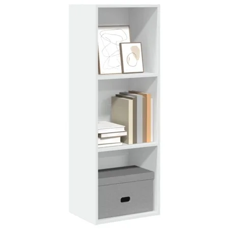 White engineered wood shelf 40x30x114 cm by , Bookcases and shelves - Ref: Foro24-857867, Price: 47,69 €, Discount: %