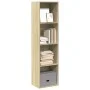 Engineered wood bookshelf in Sonoma oak, 40x30x152 cm. by , Bookcases and shelves - Ref: Foro24-857878, Price: 60,72 €, Disco...