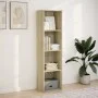 Engineered wood bookshelf in Sonoma oak, 40x30x152 cm. by , Bookcases and shelves - Ref: Foro24-857878, Price: 60,72 €, Disco...