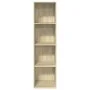 Engineered wood bookshelf in Sonoma oak, 40x30x152 cm. by , Bookcases and shelves - Ref: Foro24-857878, Price: 60,72 €, Disco...