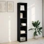 Engineered wood black shelf 40x30x189 cm by , Bookcases and shelves - Ref: Foro24-857886, Price: 59,34 €, Discount: %