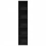 Engineered wood black shelf 40x30x189 cm by , Bookcases and shelves - Ref: Foro24-857886, Price: 59,34 €, Discount: %