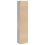 Engineered wood bookshelf in Sonoma grey, 40x30x189 cm. by , Bookcases and shelves - Ref: Foro24-857890, Price: 57,43 €, Disc...