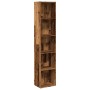 Engineered wood bookshelf in aged color, 40x30x189 cm by , Bookcases and shelves - Ref: Foro24-857892, Price: 71,54 €, Discou...