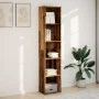Engineered wood bookshelf in aged color, 40x30x189 cm by , Bookcases and shelves - Ref: Foro24-857892, Price: 69,43 €, Discou...