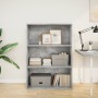 Regal aus grauem Beton-Holzwerkstoff 80x30x114 cm von , Bücherregale und Regale - Ref: Foro24-857934, Preis: 51,45 €, Rabatt: %