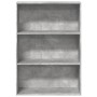 Regal aus grauem Beton-Holzwerkstoff 80x30x114 cm von , Bücherregale und Regale - Ref: Foro24-857934, Preis: 51,45 €, Rabatt: %