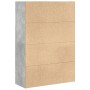 Regal aus grauem Beton-Holzwerkstoff 80x30x114 cm von , Bücherregale und Regale - Ref: Foro24-857934, Preis: 51,45 €, Rabatt: %