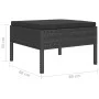 4-piece garden furniture set and black synthetic rattan cushions by vidaXL, Garden sets - Ref: Foro24-3056967, Price: 245,16 ...