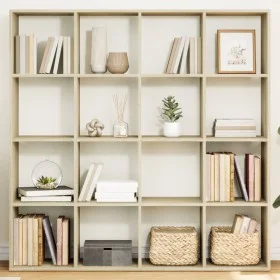Regalbrett aus Sonoma-Eichen-Ingenieurholz 137,5x29x137,5 cm von , Bücherregale und Regale - Ref: Foro24-3310291, Preis: 125,...