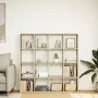 Engineered wood bookshelf in Sonoma oak 137.5x29x137.5 cm by , Bookcases and shelves - Ref: Foro24-3310291, Price: 125,78 €, ...